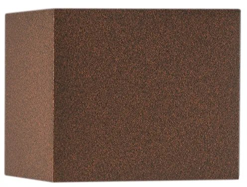 Candeeiro de parede industrial castanho enferrujado IP44 - Baleno