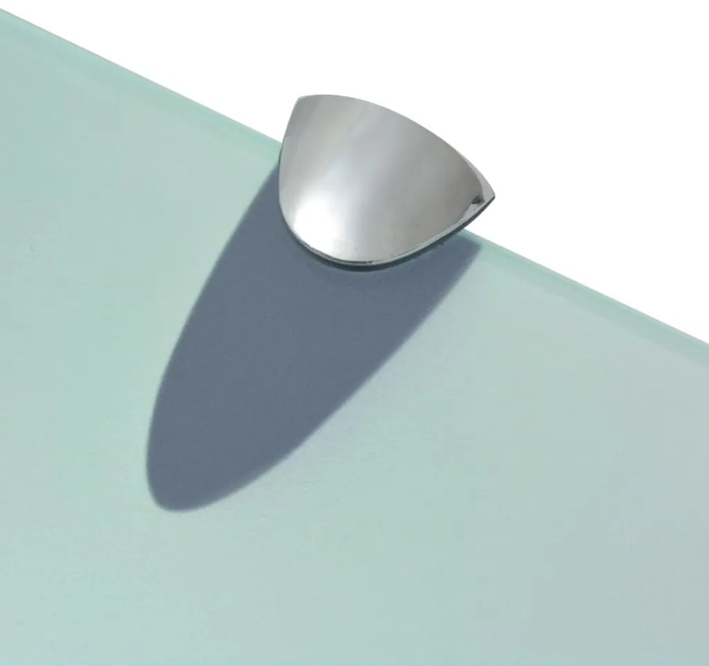 Prateleiras flutuantes 2 pcs vidro 50x10 cm 8 mm