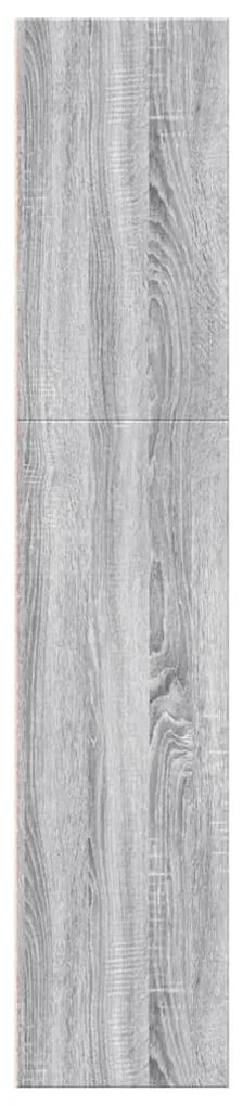 Estante 60x30x152 cm derivados de madeira cinzento sonoma