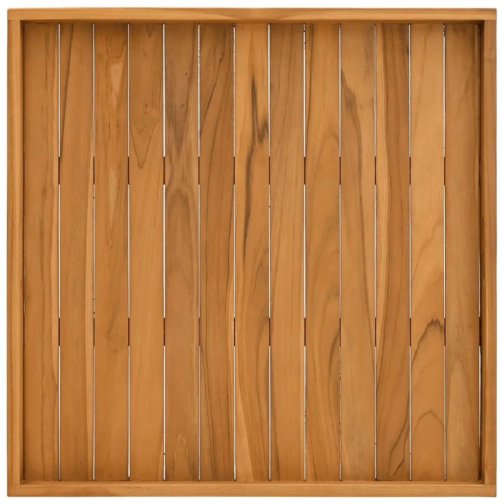 Bandeja de servir 70 x 70 cm madeira de teca maciça