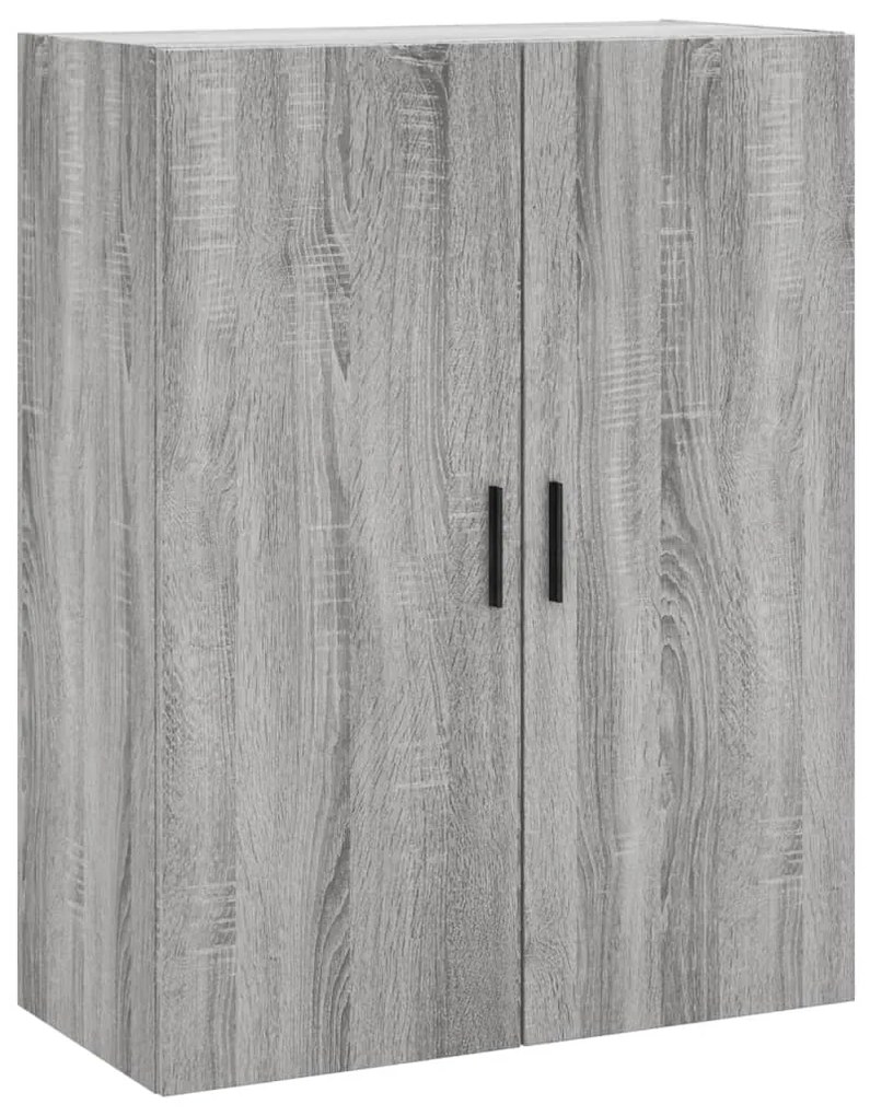 Armário alto 69,5x34x180 cm derivados de madeira sonoma cinza