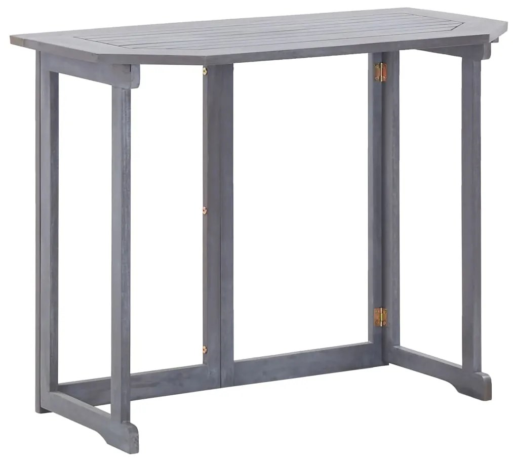 46326 vidaXL Mesa de varanda dobrável 90x50x74 cm madeira de acácia maciça