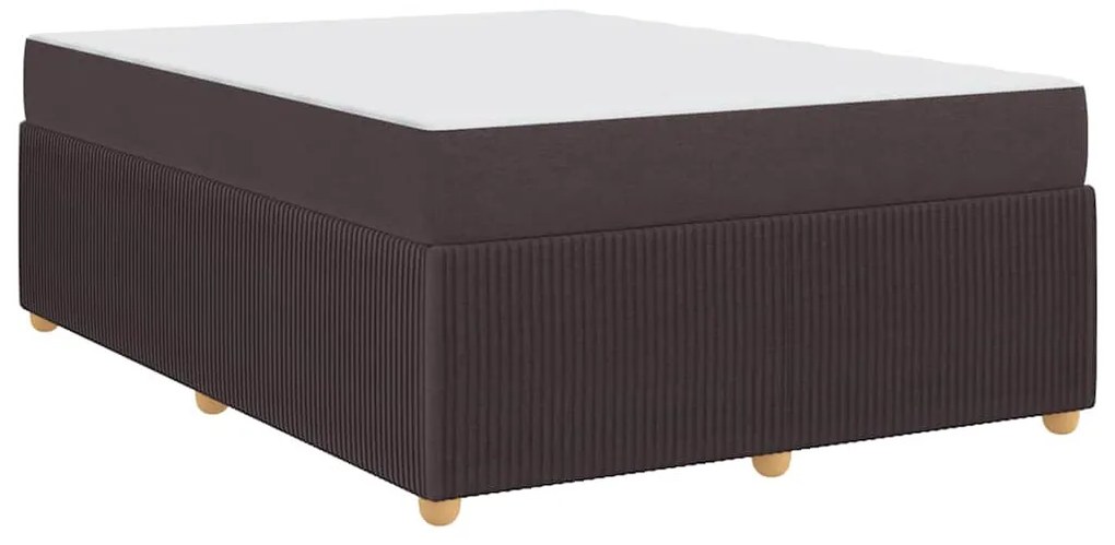 Estrutura da Cama Outros Castanho escuro 160 x 200 cm tecido