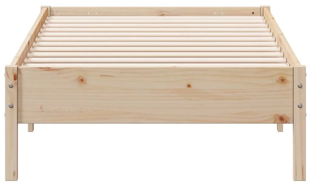 Cama sem colchão 90x200 cm madeira de pinho maciça