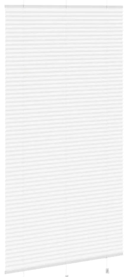 Branco Plissada Cega 105x200cm Largura Tecido 104,4cm Poliéster
