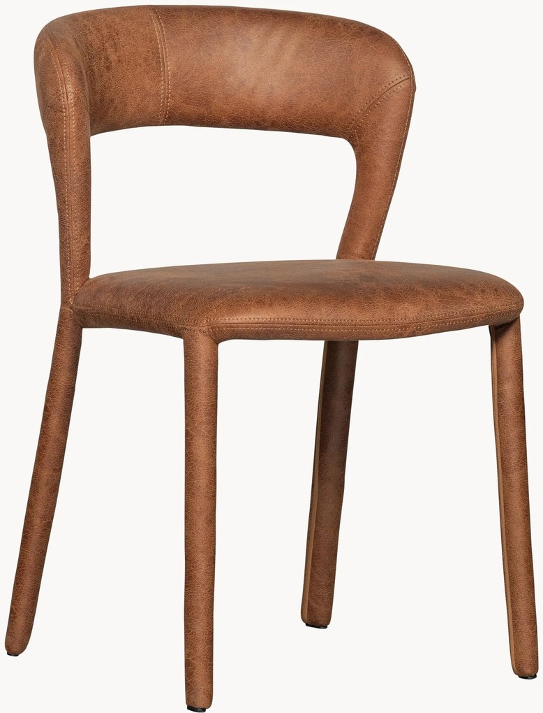 Cadeiras de jantar estofadas Noble, conjunto de 2