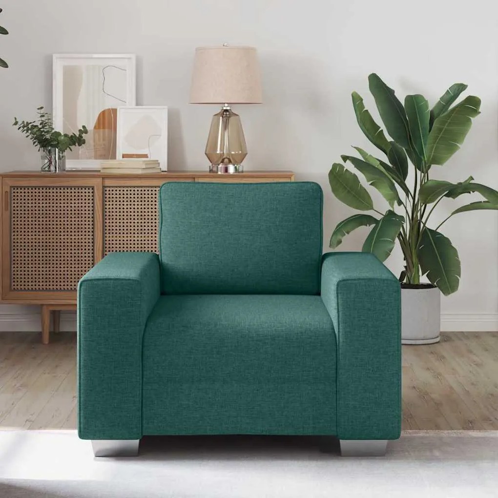 Poltrona Verde Escura - 59 cm Tecido