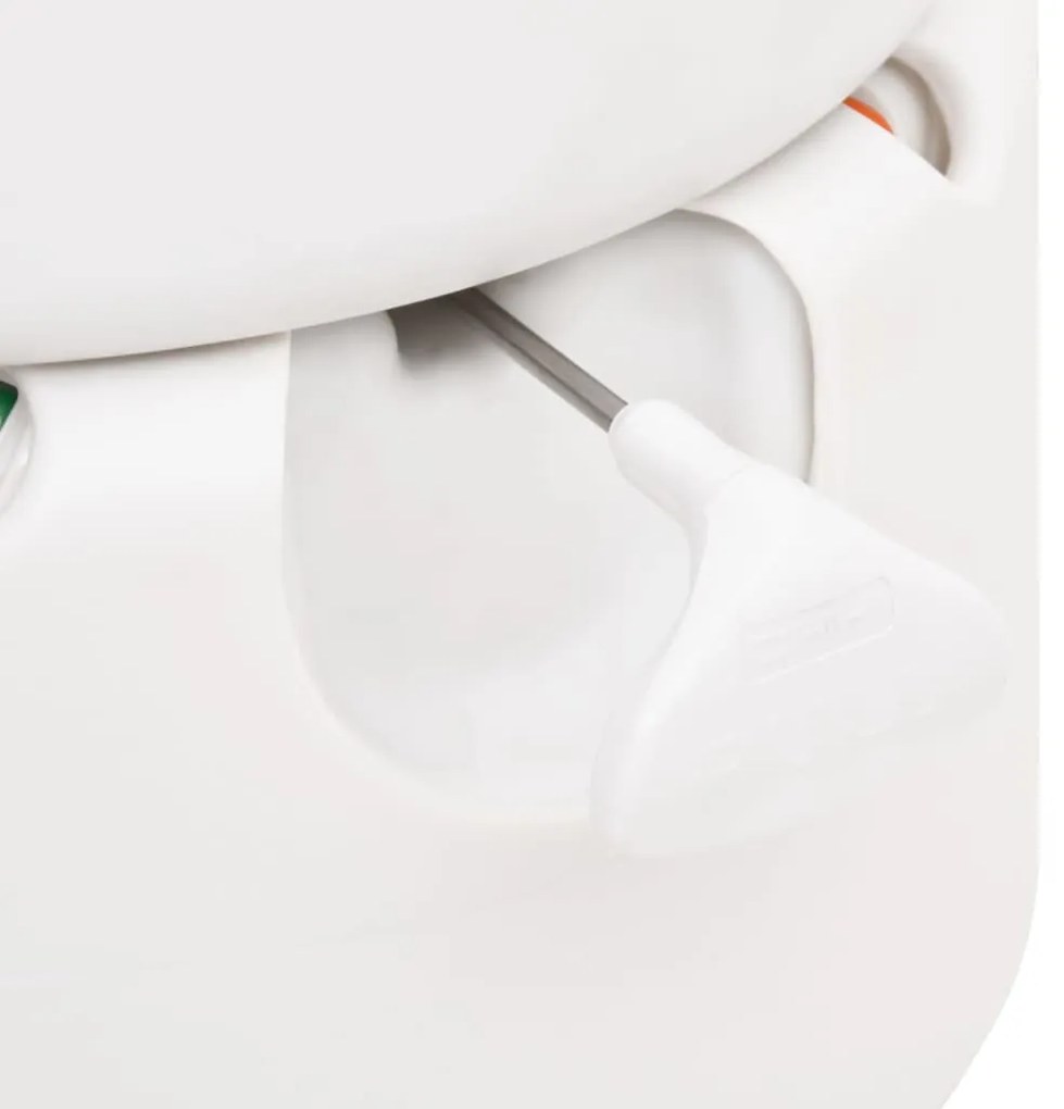 Sanita integrada p/ campismo 24+17 L PEAD e esmalte branco