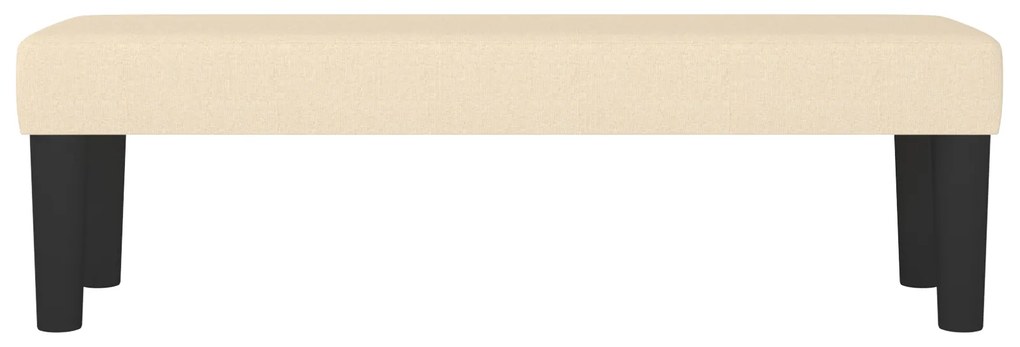 Banco 100x30x30 cm tecido cor creme
