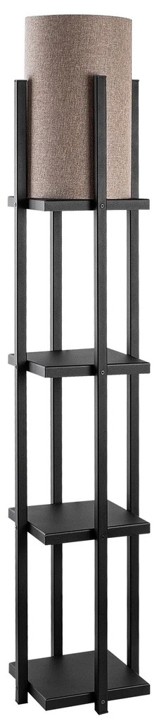 Candeeiro de Pé 7112 – Preto – 25 x 25 x 130 cm