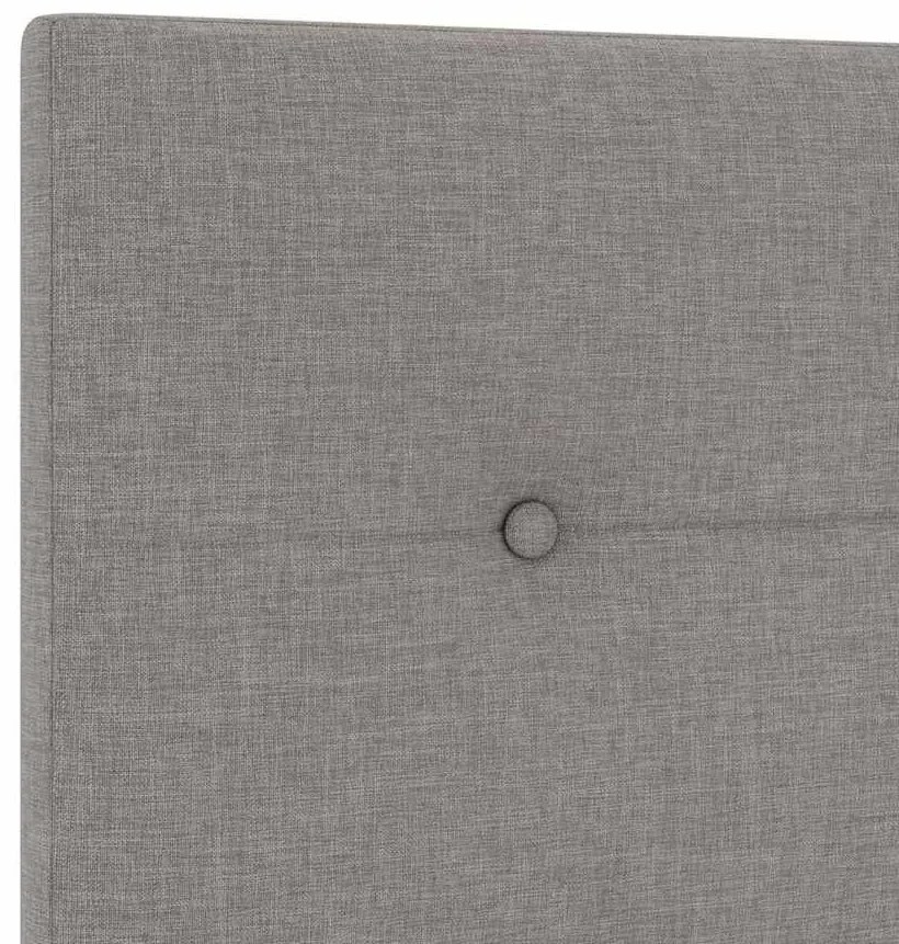 Cabeceira LED Taupe 100 cm em Tecido