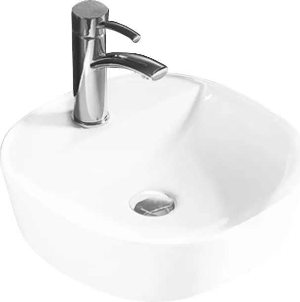 Mexen Zita lavatório de bancada 40 x 40 cm, branco - 21874000