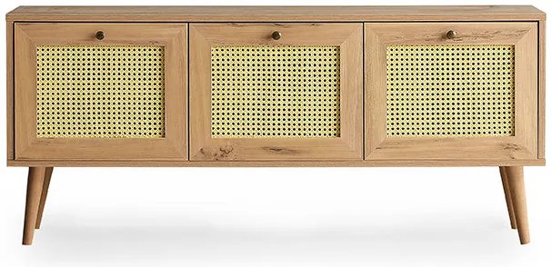 Móvel TV Likya – Carvalho – 140 cm x 60 cm x 40 cm