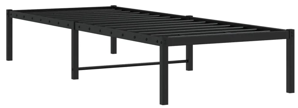 Estrutura de cama 75x190 cm metal preto