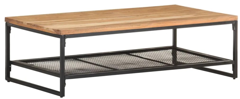 Mesa de centro 110x60x35 cm madeira de acácia maciça