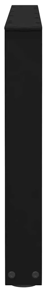 Pés para mesa de centro em V 2 peças preto 70x(42-43,3) cm aço