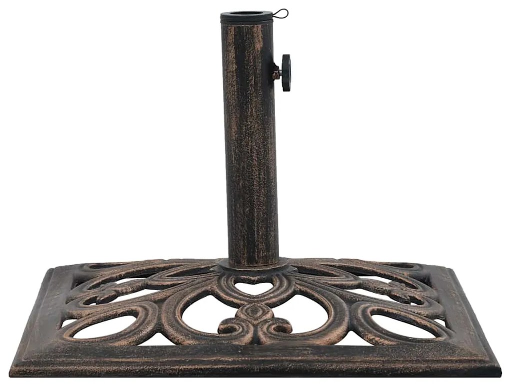 Base para guarda-sol 12 kg 49 cm ferro fundido bronze