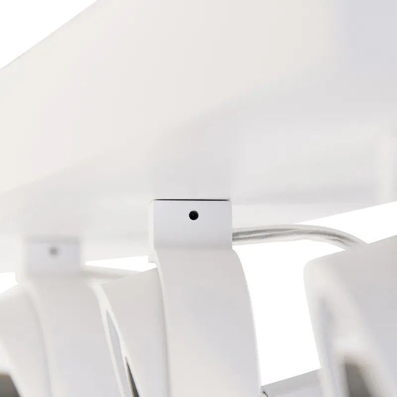 Projetores de design brancos ajustáveis 3 luzes - Go Moderno