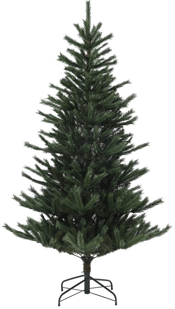 HOMCOM Árvore de Natal Artificial 210 cm com 793 Ramo e Suporte de Aço Árvore de Natal para Sala de Estar Interior Verde