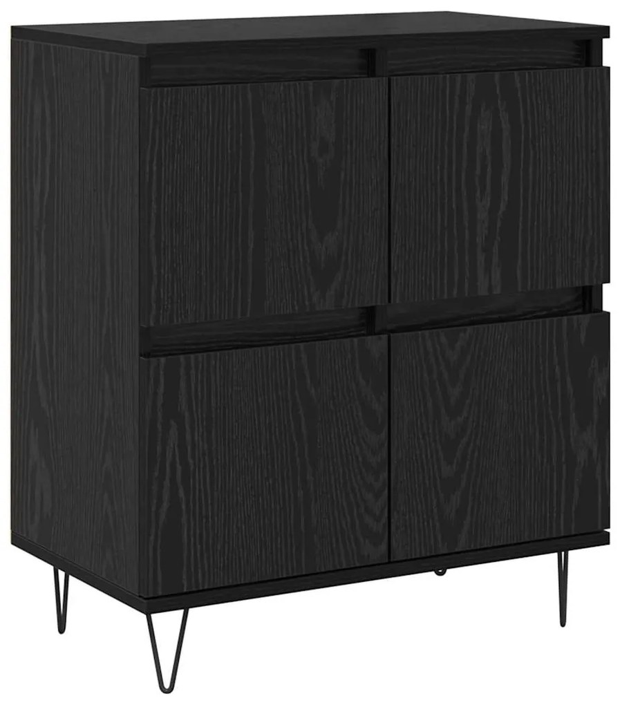 Buffet Preto 60 x 35 x 70 cm Madeira processada
