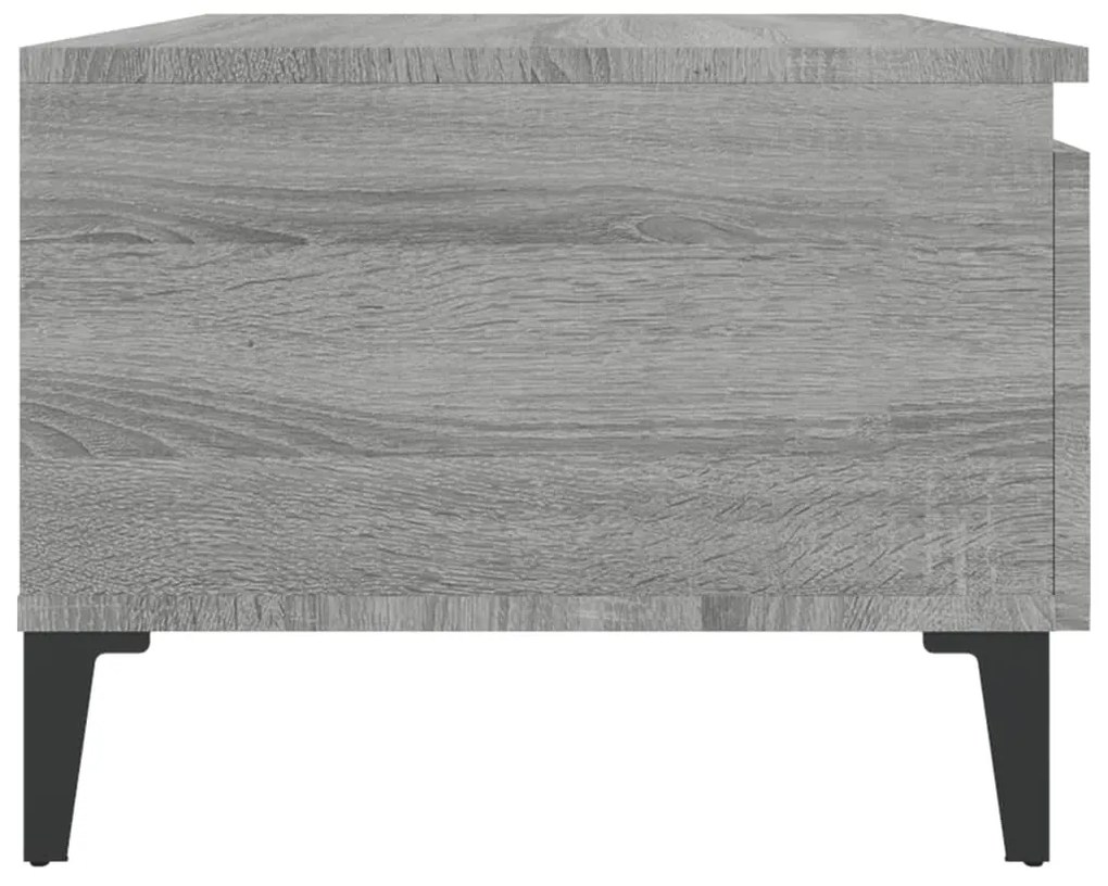 Mesas de apoio 2 pcs 50x46x35 cm deriv. madeira cinzento sonoma
