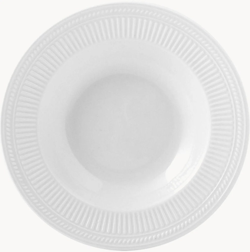 Pratos de sopa em porcelana Dorique, conjunto de 6