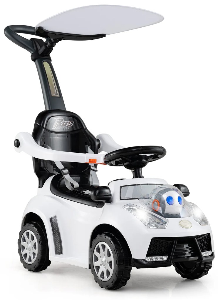 Quadriciclo elétrico infantil licenciado pela CAT com som de buzina, quadriciclo elétrico infantil e rodas rosqueadas, 18 a 36 meses, amarelo