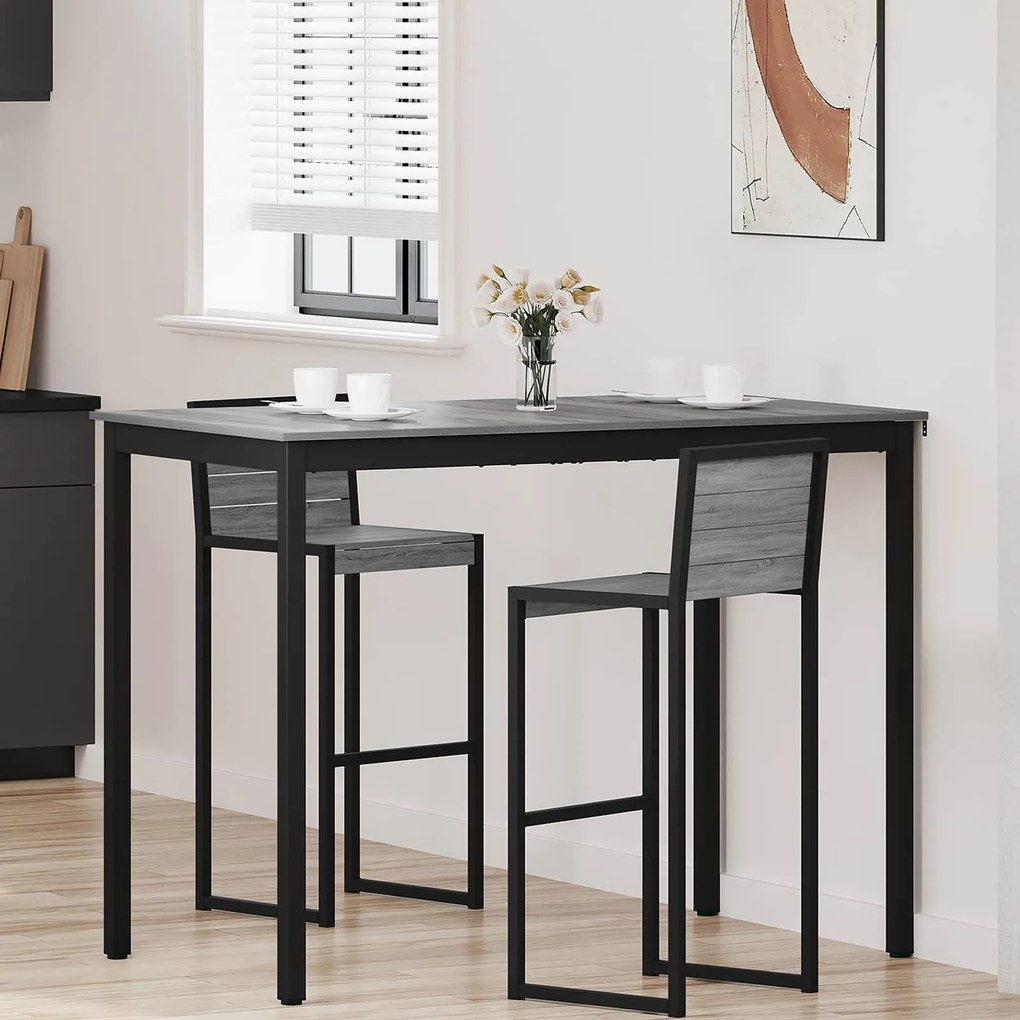 vidaXL Mesas de jantar Madeira processada