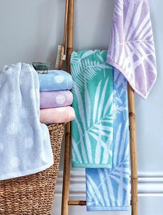 Jogo de toalhas de banho 3 peças 100% algodão 500gr./m2 - Hoyos Lasa Home: Azul