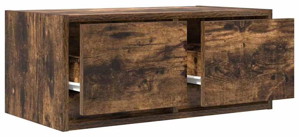 Móveis de TV 2pcs 60x31x25,5cm deriv. madeira carvalho fumado