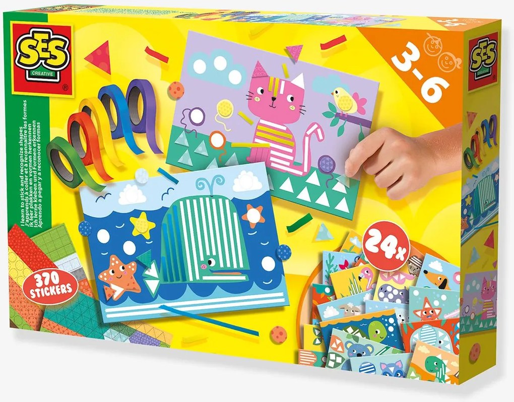 Conjunto criativo para aprender as formas e as cores SES Creative multicolor