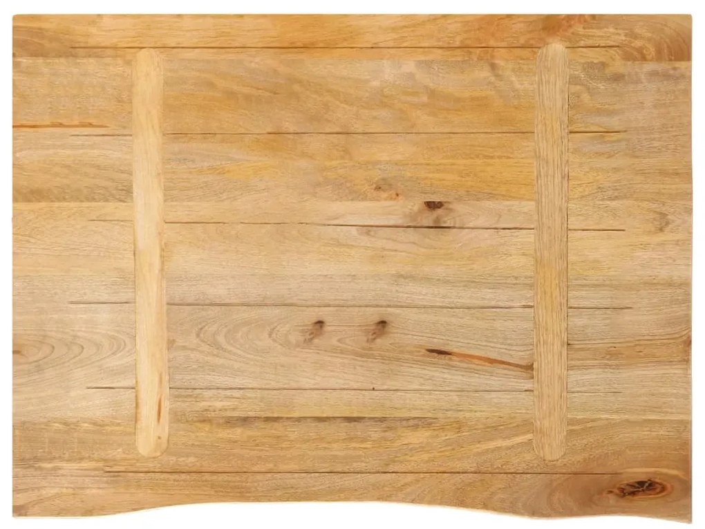 Tampo de mesa c/ borda viva 70x60x2,5 cm mangueira maciça