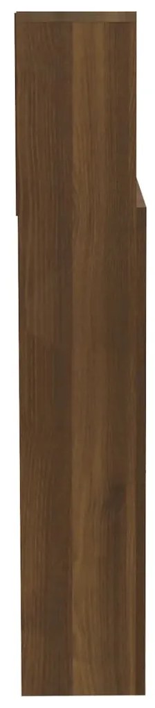 Armário de cabeceira 200x19x103,5 cm cor carvalho castanho