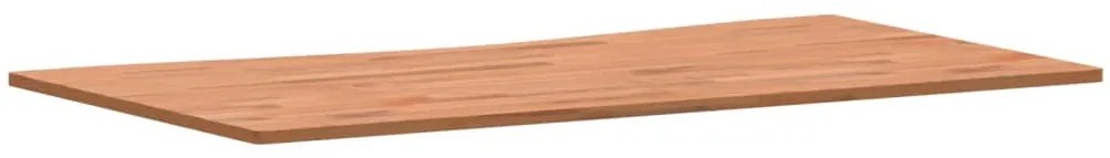 Tampo de secretária 110x(55-60)x1,5 cm madeira de faia maciça
