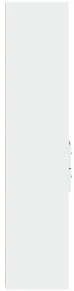 Armário alto 40x42,5x185 cm derivados de madeira branco
