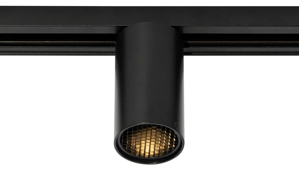 Projetores modernos pretos para sistema de calhas monofásicas GU10 50mm - Iconic Ruby Honey