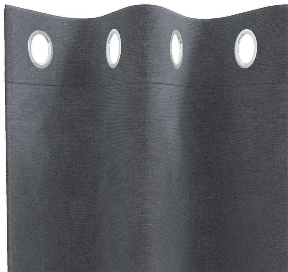 Cortinas Blackout vidaXL com Ilhós 2 pcs Veludo Cinza Claro Super