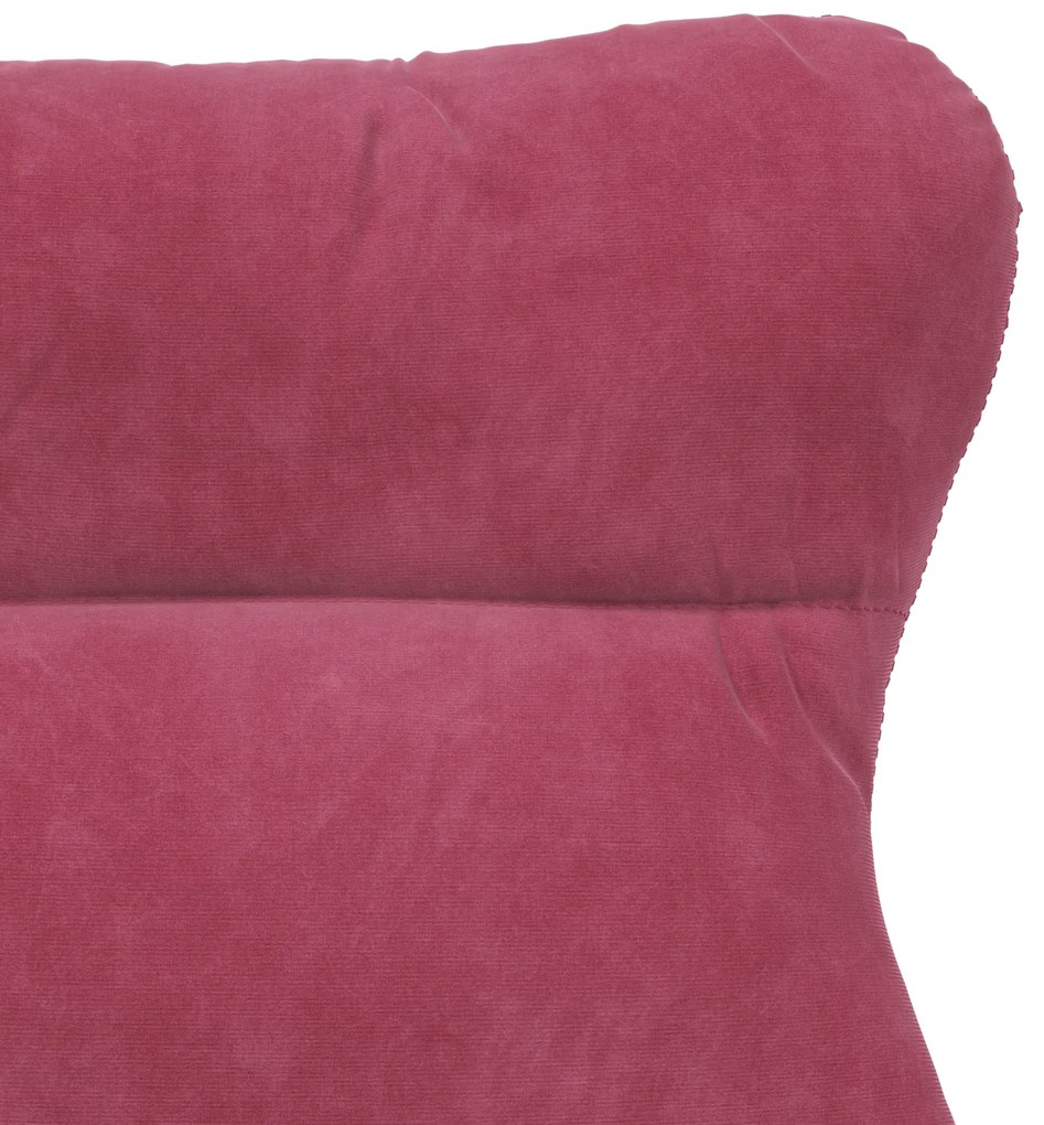 Poltrona Relaxante Veludo Bordô