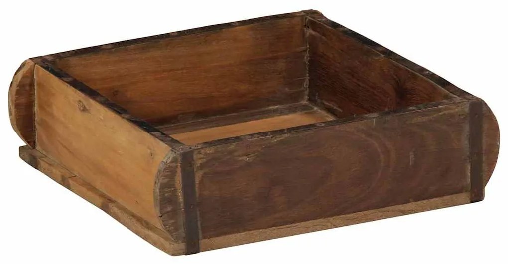 Bandeja vidaXL 31x29x10 cm em Madeira Recuperada