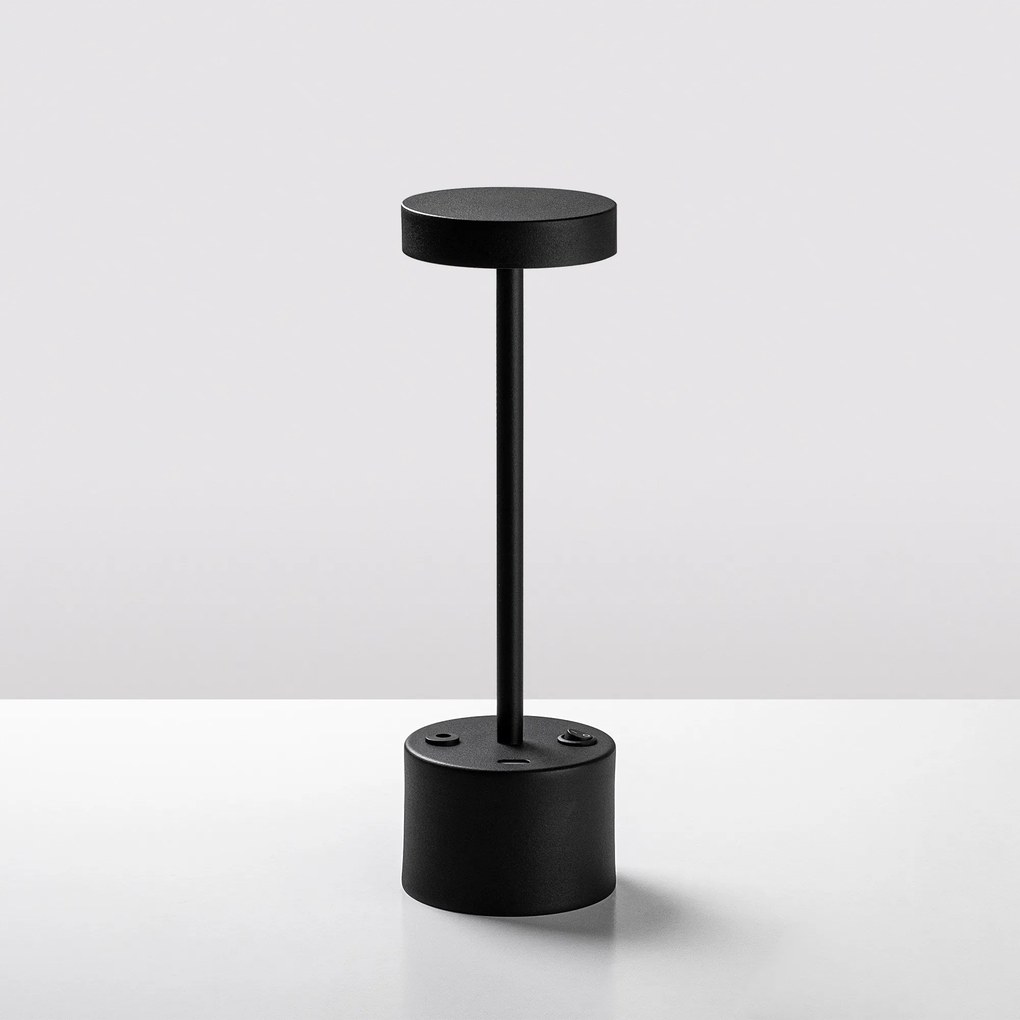 Candeeiro de Mesa Keyf – Preto – Diâmetro 9 cm Altura 28 cm