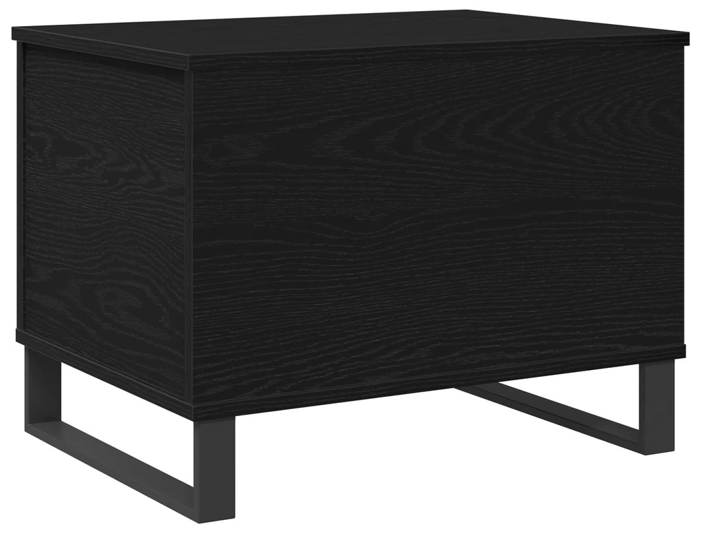 Mesa de Centro Lift Top Preto Carvalho 60x44,5x45 cm Madeira de Engenh