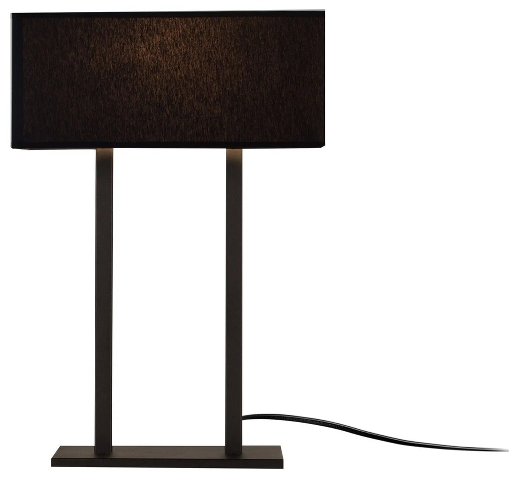 Candeeiro de Mesa Salihini – Preto – 35 x 15 cm