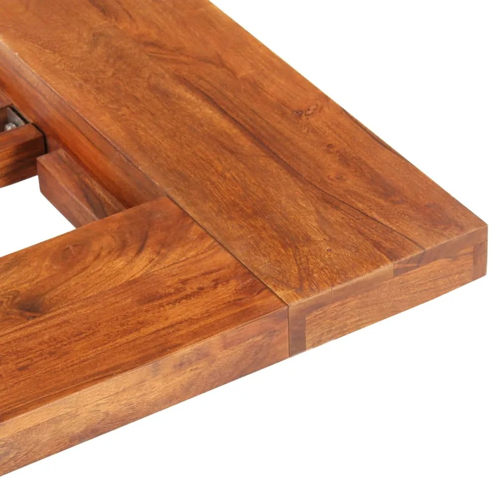Estrutura p/ futon japonês madeira acácia maciça 100x200 cm