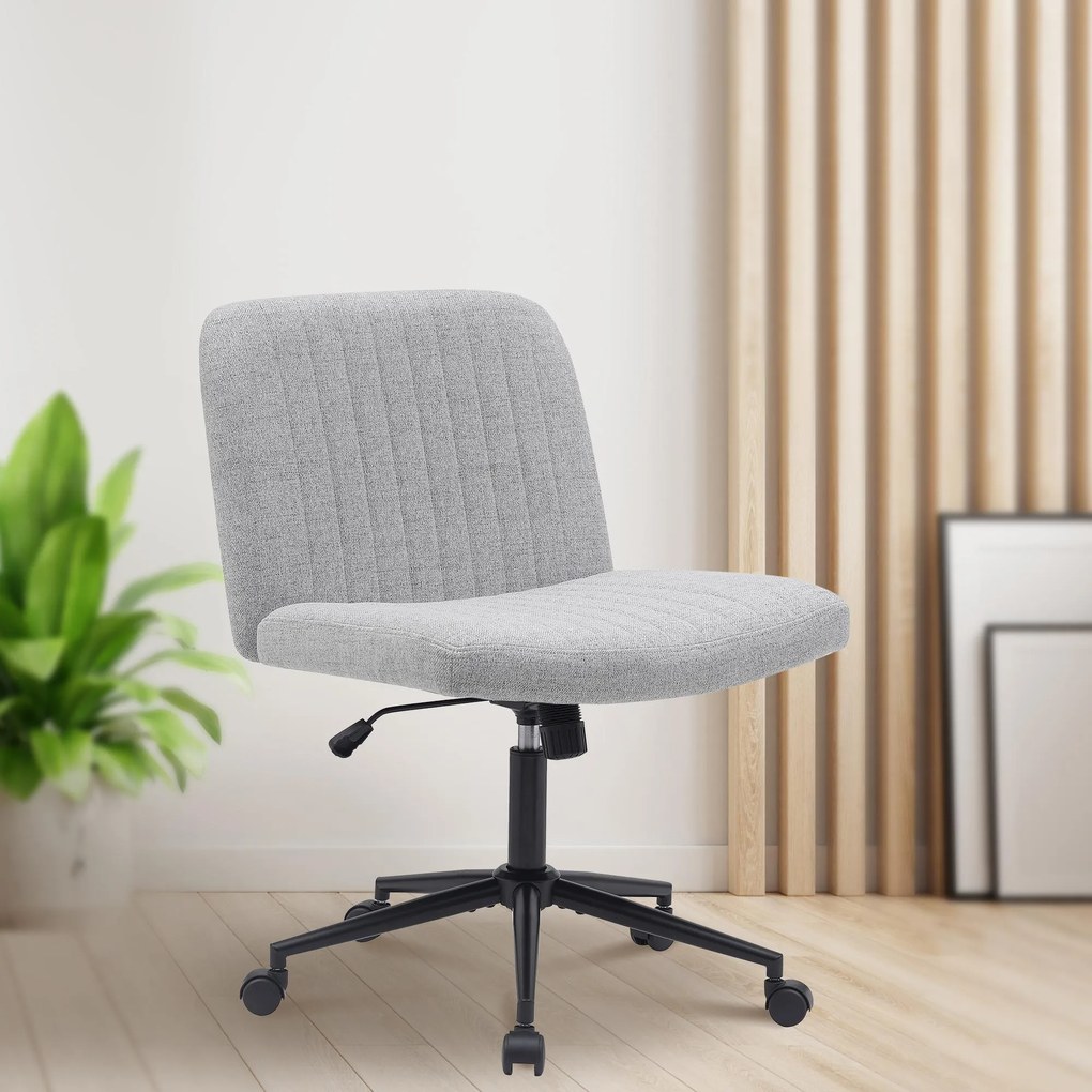 Cadeira de Escritório Kingman Cinza Claro
