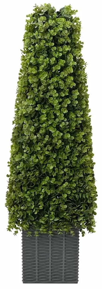 Planta Artificial Árvore de Eucalipto com Vaso 27x27x90 cm Verde