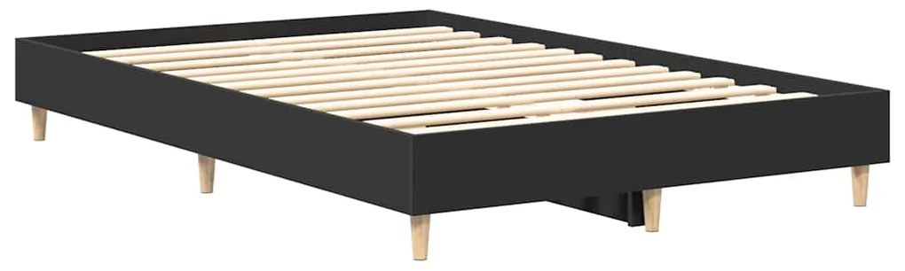Estrutura de cama sem colchão 120x190 cm preto