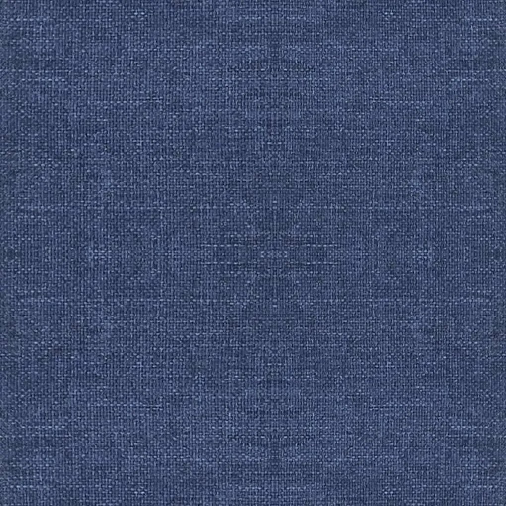 Cadeira de escritório giratória tecido azul