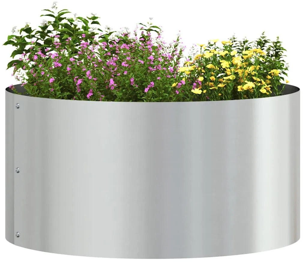 Conjunto de Vasos Galvanizados Galvanizado Aço 40 cm de diâmetro