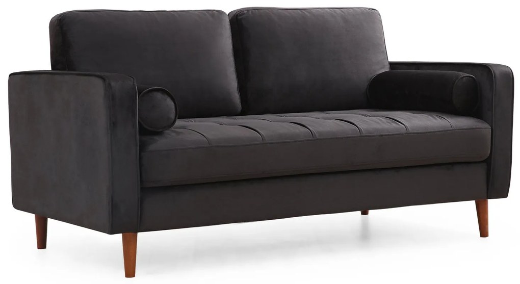 **** Sofá de 2 Lugares Rome – Preto Carvalho – 175x90x70 cm
**