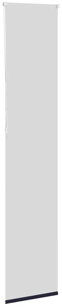 Persiana de enrolar 55x230 cm largura tecido 50,7 cm poliéster